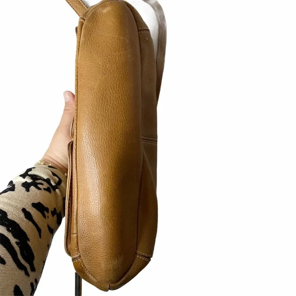 Vintage Tignanello Pebbled Leather Shoulder Purse